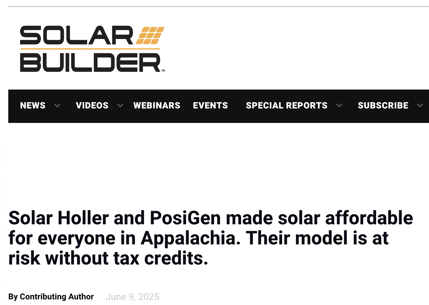 PosiGen solar feature